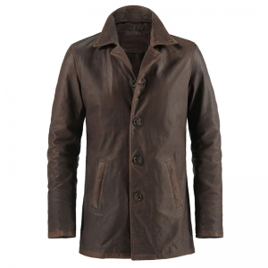 Men Fashion Leather Coat