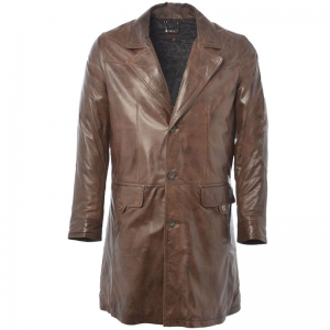 Men Fashion Leather Coat