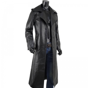 Men Fashion Leather Coat