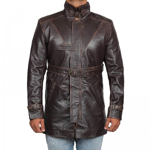 Men Fashion Leather Coat