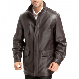 Men Fashion Leather Coat