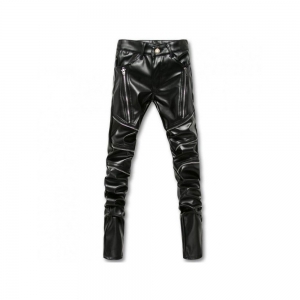 Men Fashion Leather Pant