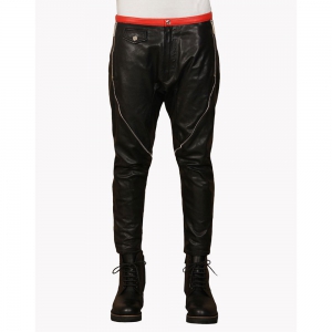 Men Motorbike Leather Pant