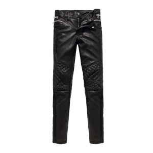 Men Motorbike Leather Pant