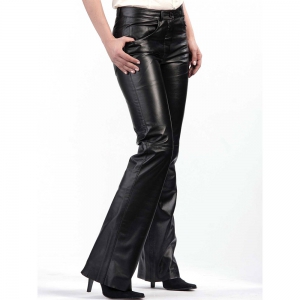 Women Fashion Leather Pant