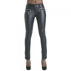 Women Fashion Leather Pant