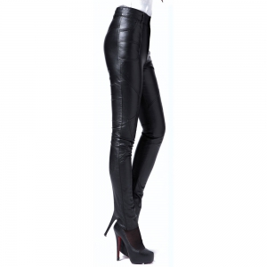 Women Fashion Leather Pant