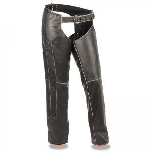 Women Motorbike Leather Chaps