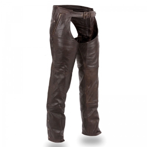 Women Motorbike Leather Chaps