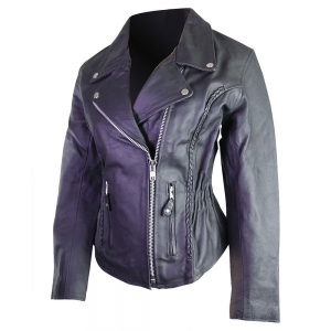 Women Motorbike Leather Jacket