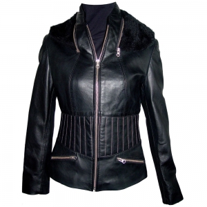 Women Motorbike Leather Jacket